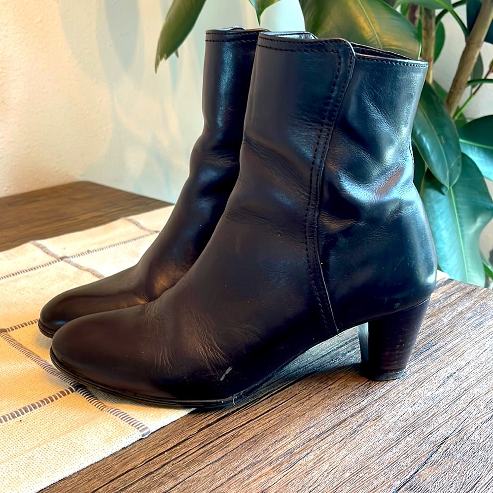 Ara Leather Ankle Boots